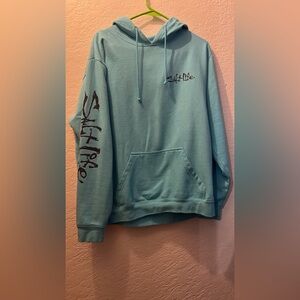 Salt Life Men's Teal Hoodie Sweater